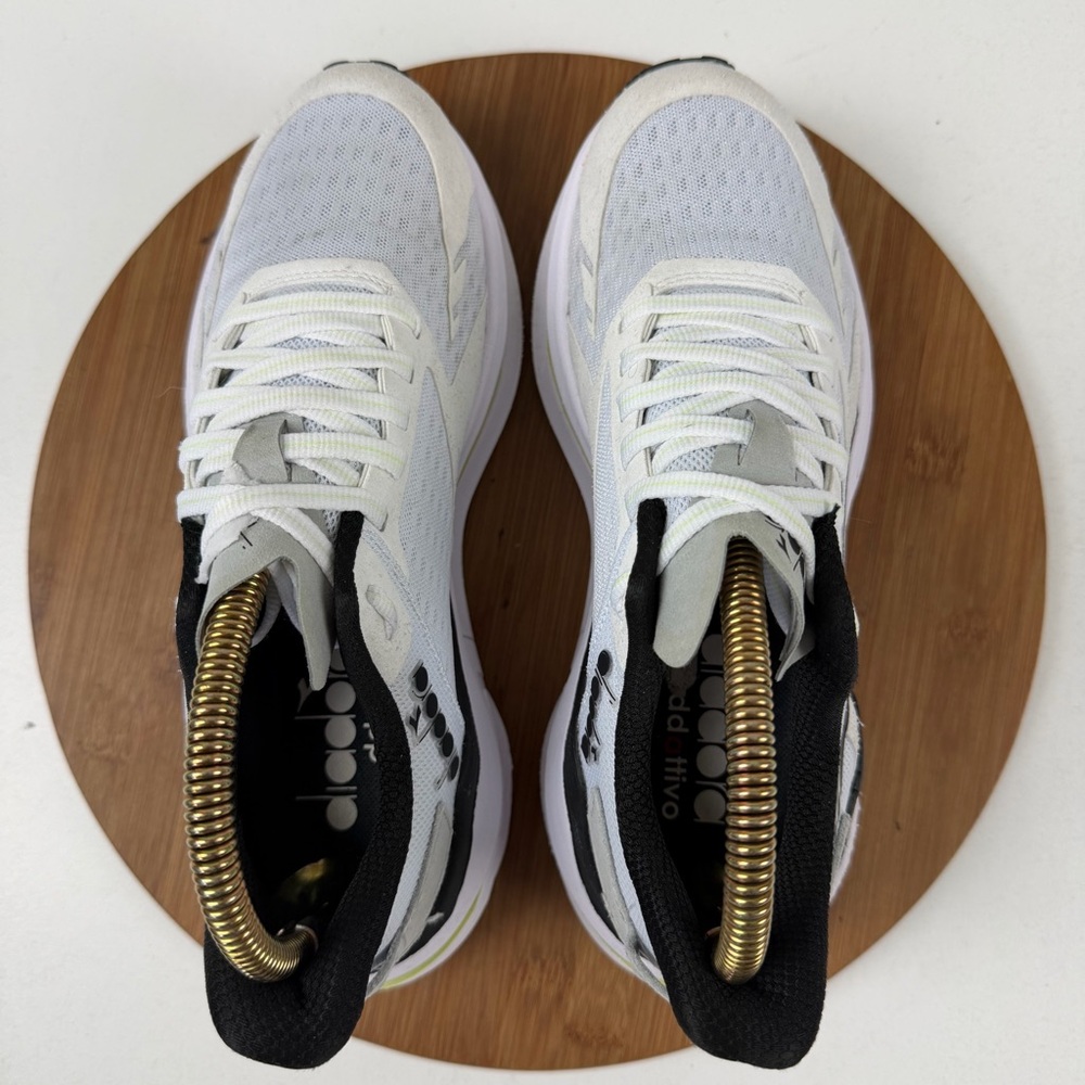 Diadora Cellula Black and White Sneakers - Picture 5 of 11